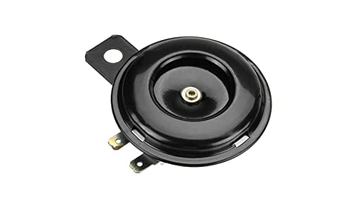 Guance Motorcycle/Car Electric Horn kit 12V 1.5A 105dB (Black 2 Pcs) for Bajaj Dominar 400