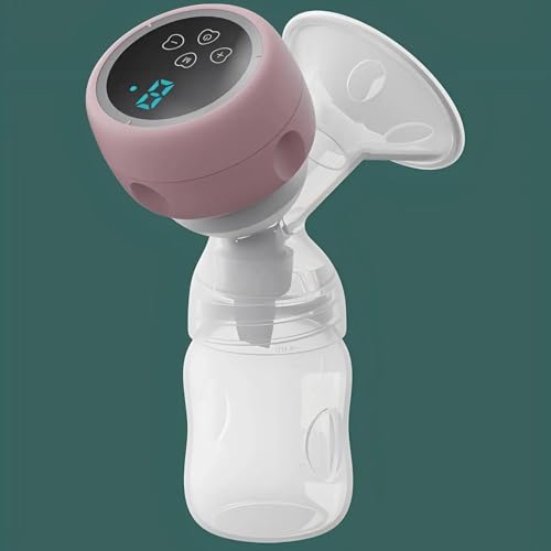 Hands Free Breast Pump, Wearable Breastfeeding Pump, Lightweight Portable Electric Pump 4 Modes & 12 Suction Levels, Comfortable & Low Noise, 24mm Flange, 1 Pack