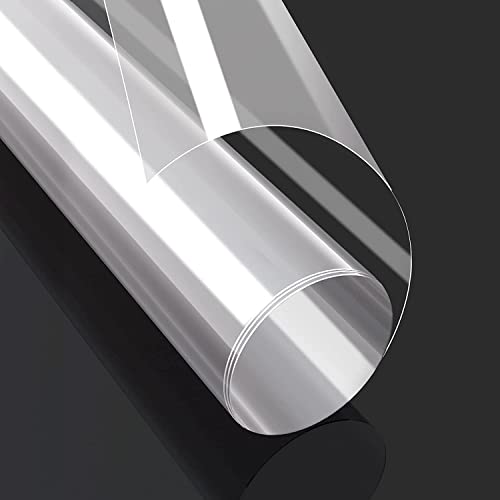 HAPPYMATES Self-Healing Car Paint Protection Film - Transparent Anti-Yellowing Wrap for Exterior and Interior Accessories (1 Feet x 4 Feet) Clear