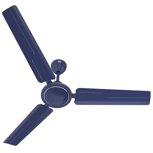 Havells REO Vaayu 1200 mm ES Ceiling Fan | High Speed, High Air Delivery | Strong & Powerful, Air Delivery: 220CMM| RPM: 370| 2 Year Warranty | (Pack of 1, Matt Blue)