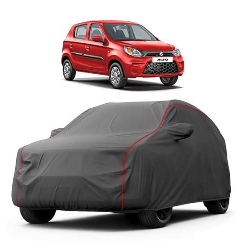 Heavy-Duty Car Cover for Compatible with Maruti Alto 800 (2005 to 2025 All Models) Deluxe Car Protection Cover ? Waterproof & UV-Resistant All-Season Exterior Protection