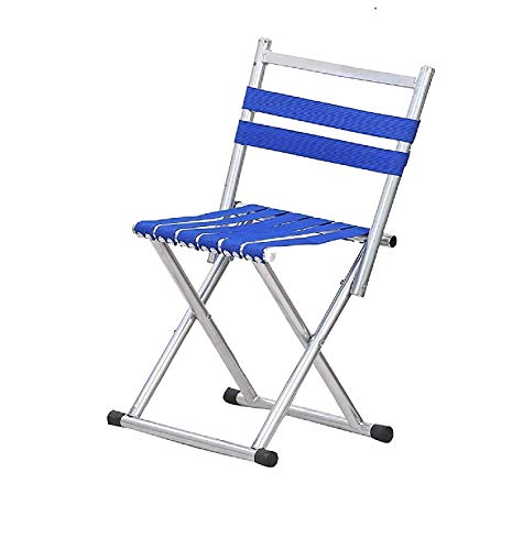 Hetzon Sales Foldable Camping Chair, Heavy Duty Outdoor Portable Lightweight Folding Stool, Fishing Hiking Beach Picnic Stool Collapsible Camping Stool Mini for Travel Garden Chair (Foldng Chair)