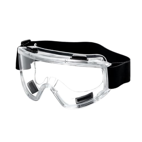 Hetzon Sales Unisex Motorcycle Riding Goggles with UV Protection, Lightweight Bike Glasses with Comfortable Padding for Long Distance Riding (Transparent)