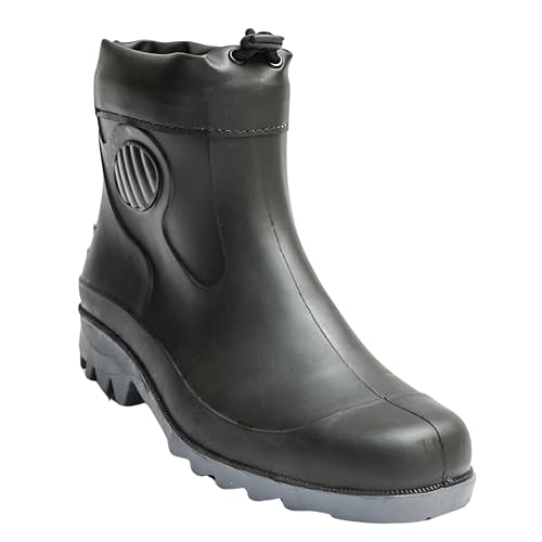 Hillson Collar Boot Waterproof Gumboot | Slip Resistant, Dual Density, Comfortable & Durable, Suitable for Engineering, Construction, Agriculture, Petrochemical & Cement Industry | Size 09 INDIA/UK