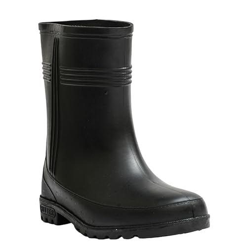 Hillson Hitter Gumboot for Men | Dual Density, Anti-Skid, Waterproof, Comfortable Rainboot, Suitable for Agriculture, Petrochemical, Construction Industry | Size 08 INDIA/UK