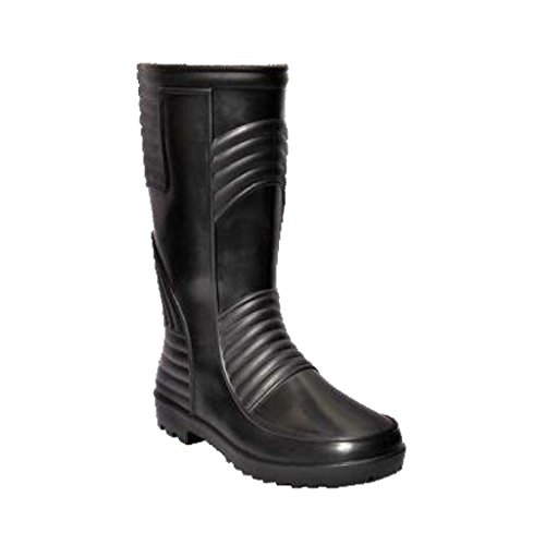 Hillson Welsafe Safety Gumboots with Lining, Black, Size 8 UK TC07HLS0177
