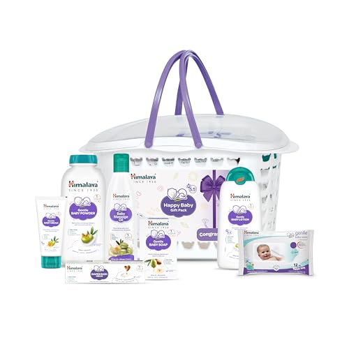 Himalaya Baby Gift Pack Basket,Pack of 1 set,white