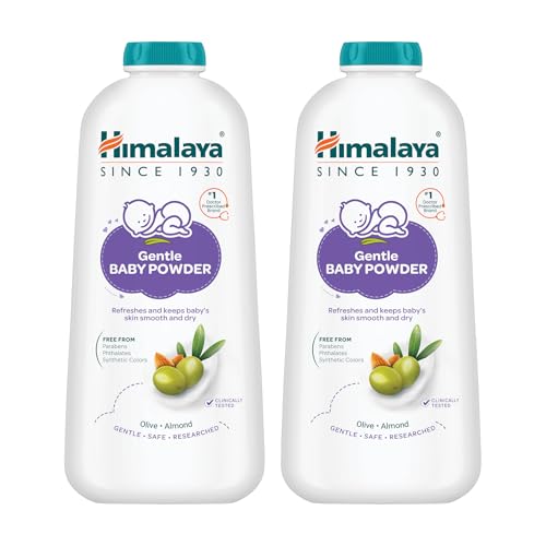 Himalaya Baby Powder 400g (Pack of 2)| No.1 Doctor-Prescribed Brand | With Yashad Bhasma & Vetiver | Sweat-Free & Refreshing Comfort | Safe for Newborns