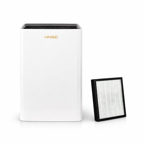 HINISO 22L Smart WiFi Compressor Dehumidifier with HEPA 13 Air Purification for Home up to 4500 Sq.ft | UV & Ionizer | 5.5L Tank | Continuous Clothes Dry Mode | Auto Defrost