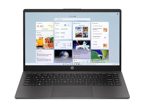HP 14 (2025), AMD Ryzen 5 7520U Quad Core - (8 GB/512 GB SSD/AMD Radeon Graphics/Windows 11 Pro) Thin and Light Business Laptop/14.0