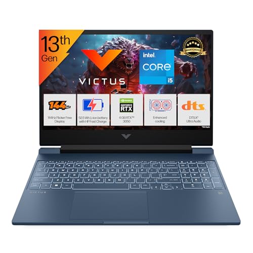 HP Smartchoice Victus, 13th Gen Intel Core i5-13420H, 4GB RTX 3050,16GB (Upgradeable) 512GB SSD, 144Hz, 300nits, 15.6’’/39.6cm, Win11, Office24, Blue, 2.3kg, fa2190/91tx, Xbox Gamepass*, Gaming Laptop