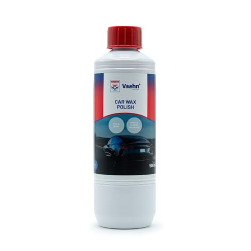 HP Vaahn Car Wax Polish - 500ml | High Gloss Liquid Wax for Deep Shine & Paint Protection | Polish for Car Exterior and Body | Water Repellent UV Protection Formula