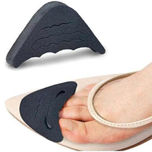 HR MALL Front Insoles Heel Grips Liner Insert Women High Half Fore foot Toe Plug Cushion Pain Relief Protector Big Shoes Filler Adjustment Shoe Inserts for Men & Women heel liner front-1 Pair