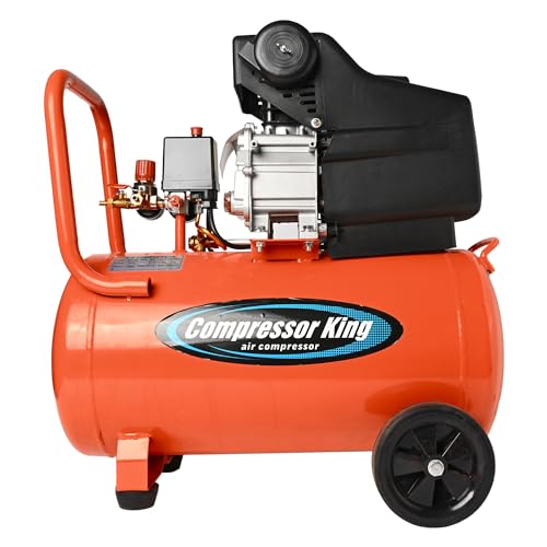 Hyco Corded Electric Lubricated Air Compressor with 100% Copper Winding (CK 3HP 50L)