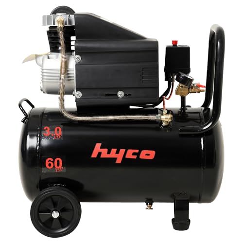 HYCO Lubricated Air Compressor 3Hp 60L With 100% Copper Winding