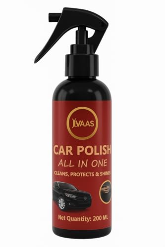 IIVAAS Multipurpose Spray Polish 200ml | Car & Bike Polish for Instant Shine | Cleans, Polishes & Protects | Safe for Metal, Tyre, Rubber & Dashboard Surfaces | Pack of 1