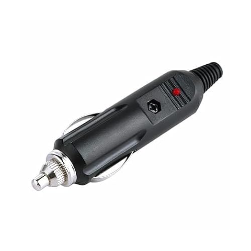 Improvhome Pack of 1 Pcs 12-24V Car Cigarette Lighter Power Male Socket Plug