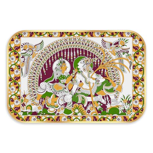 Indianara Radha Krishna Painting With Frame 18 Inches X 12 Inches (Style 2)
