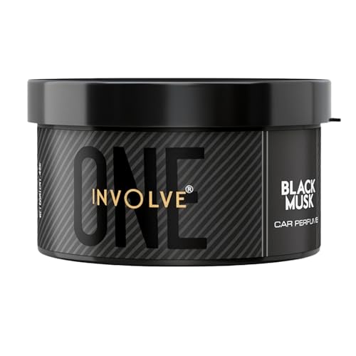 Involve One Black Musk Car Perfume -IONE13-45g | Strong Fiber Car Air Freshener | Long Lasting Musk Fragrance | Car Perfumes Luxury | Car Fresheners Long Lasting | Car Accessories 2025