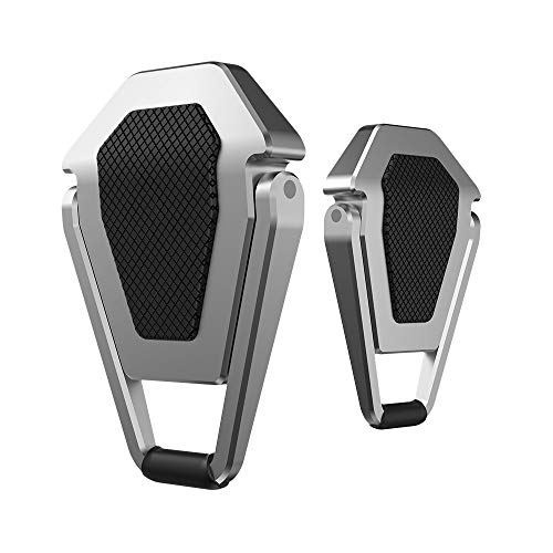 iTronix Portable Invisible Laptop Riser Stand | Mini Aluminum Cooling Pad, Lightweight Invisible Laptop Desk Stand for MacBook, Lenovo, Dell, HP & Other Laptops (Silver)