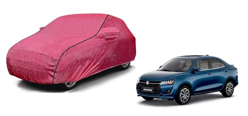 Jbriderz Car Body Cover for Maruti Suzuki Dzire (All Models) | Waterproof Dustproof UV Protection | Mirror Pocket | Windproof Buckle | All Weather Protection | Heavy Quality Car Cover