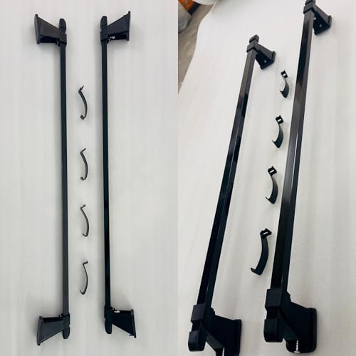 JDM Drift Removable 118CM Universal Aluminum Roof Rail Cross Bar Rail Car Roof Spoiler Sport Rack Racing Spoiler Drift for All Car Universal Roof Rail