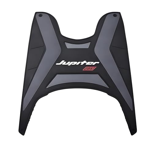 Jupiter 125 Premium Grey Floor Mat | Anti-Slip Heavy-Duty Rubber | Waterproof All-Weather Protection | Custom Fit Scooter | Deepon Auto Care