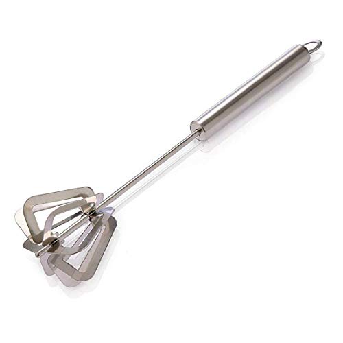 K.B.SALES Stainless Steel Mixi Egg, Lassi, Butter Milk Maker, Mixer Hand Blender (Silver)