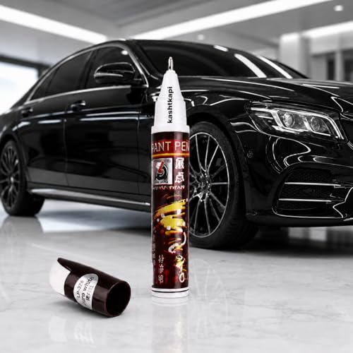 KASHTKAPI Car Scratch Remover Touch Up Paint Pen Automotive Car Paint Pen -Car Paint Scratch Repair for Deep Scratches Special-Purpose Car Paint (SOLID BLACK)