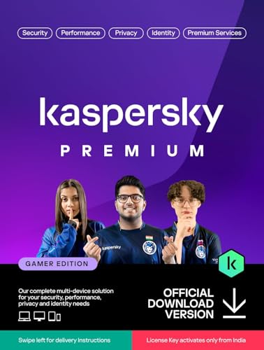 Kaspersky Premium Security Gaming - 1 Device - 1 Year | Instant Delivery
