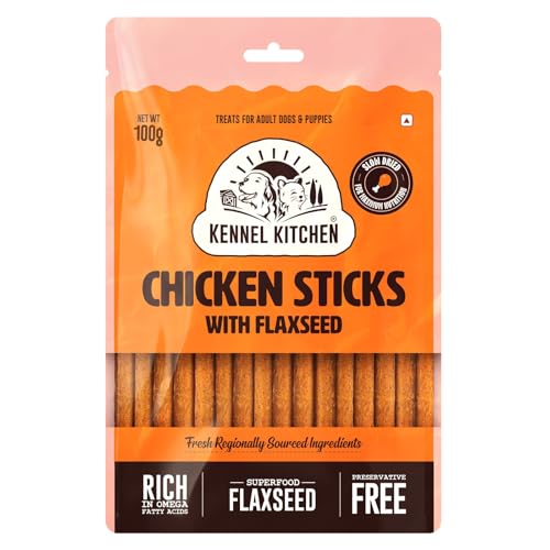 Kennel Kitchen All Life Stages Soft Baked Chicken Stick Treats for Dogs, 100g (Pack of 1)