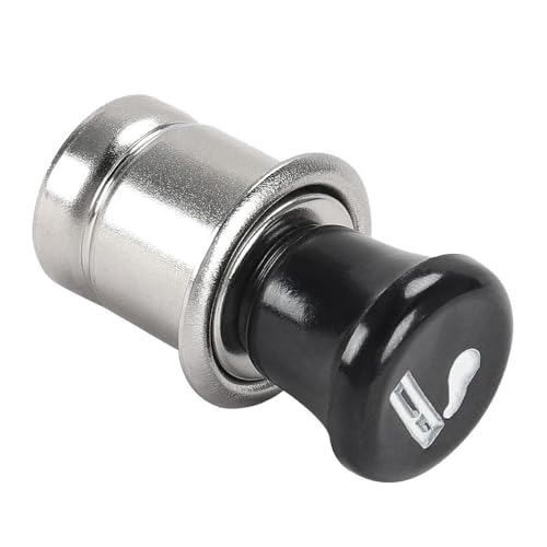 Kingsway Car Cigarette Lighter DC 12V: Universal Auto Replacement Socket Plug