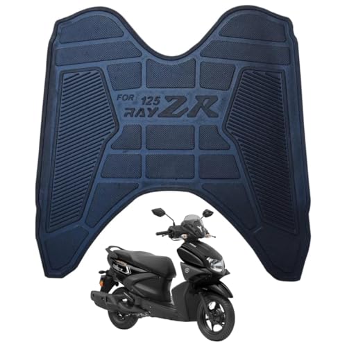 KONAYA RayZR 125 Footmat Washable Floor Mat/Foot Mat for RayZR 125 BS4, BS6 Scooter Two Wheeler Mat's (Black)