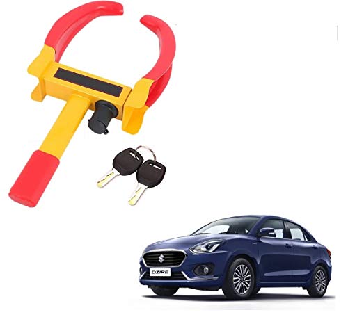 Kozdiko Car Heavy Duty Car Wheel Lock Set of 1 Pcs Universal for All Cars