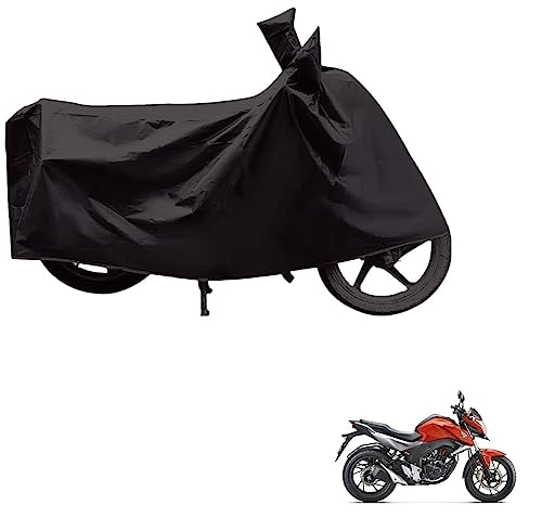 Kozdiko Dust & Waterproof Bike Body Cover with Mirror Pockets for Honda CB Hornet 160R