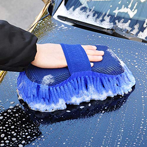 KRUTEAZ Multipurpose Car Wash Sponge and Dry Cleaning Sponge, High Performance Cleaning Sponge (Pack of 1, Multicolor)