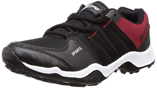 Lancer Men's Black Hiking Shoes-6 UK (40 EU) (ERTIGABLK-GLD-6)