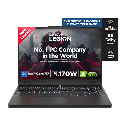 Lenovo Legion 5 2025 Intel Core i7-13650HX | NVIDIA RTX 5060 8GB (16GB RAM/1TB SSD/WUXGA IPS/165Hz/15.3