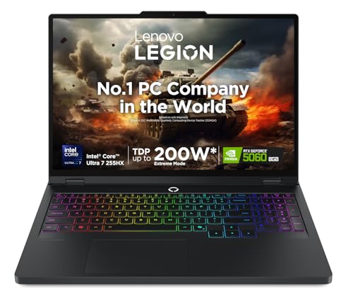 Lenovo Legion Pro 5 2025, Intel Core Ultra 7 255HX, RTX 5060-8GB, 32GB RAM, 1TB SSD, WQXGA OLED, 16