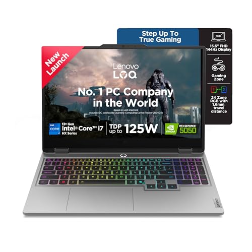 Lenovo LOQ, 13th Gen Intel Core i7 13700HX, RTX 5050-8GB, 16GB RAM, 1TB SSD, FHD, 15.6