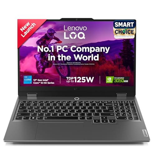 Lenovo LOQ 2024 12th Gen Core i5-12450HX | NVIDIA RTX 3050 6GB (16GB RAM/512GB SSD/15.6