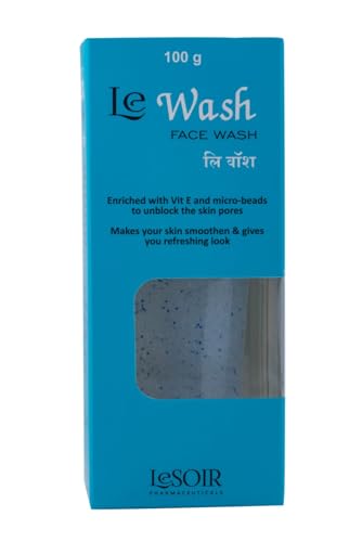 LESOIR Le Wash Face Wash For Glowing Skin, Deep Clean Pores, All Skin Types, 100 G