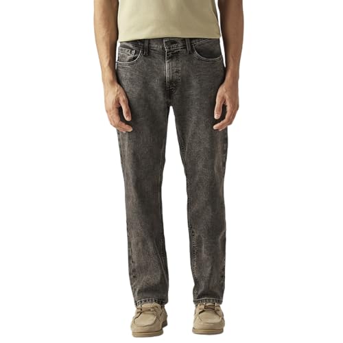 Levi's Men's 541 Black Tapered Fit Mid-Rise Jeans