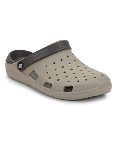 Liberty A-HA LPMXT-800 Casual Slingback Clogs for Men with EVA Sole - Slip-On Comfort, Breathable & Lightweight | Ideal for All-Day Wear | Versatile for Indoors/Outdoors (Beige - 42 EU)
