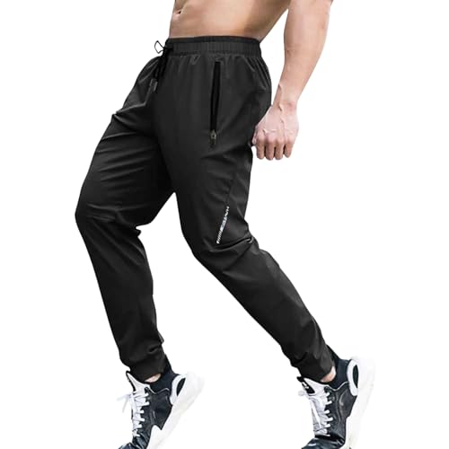 Lymio Track Pant for Men || Regular Fit || Track Pants || Full Elastic Jogger Track Pant (TP-59-Black-M)