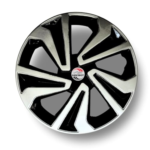 Macbot Universal Car Wheel Cover Cap 13, 14 & 15 Inch | ABS Hub Cap Wheel Rim Cover | | Dual Lock, Lightweight (Made in India) (13 inch)