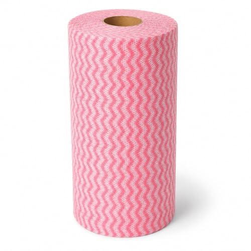 MAPPERZ Reusable Cleaning Wipe, Household &Kitchen Towels,Disposable Cleaning Cloth, Dish Cloth Dish Towels Dish Rags Reusable Kitchen Paper Towels, Wash Towels, 1 Rolls of Approx 80 Sheets