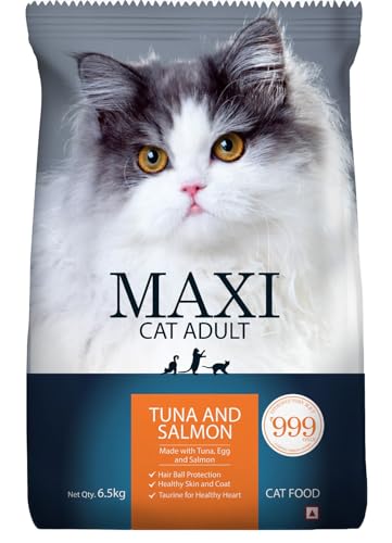 Maxi Tuna & Salmon Dry Cat Food 6.5kg, All Life Stages