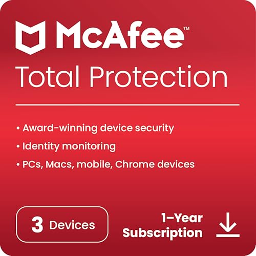 McAfee Mobile Security 1 Device, 1 Year- Product Key (Activation Key Card)