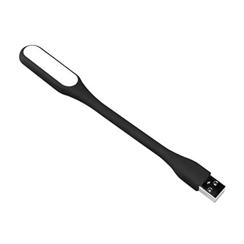 MeeTo USB LED Light Lamp, Portable led with Flexible Gooseneck, Arm Reading Lamp, Adjustable, Bendable, Compatible for Laptop, Notebook, Power Bank Energy Saving Reading, Random Color - Pc3